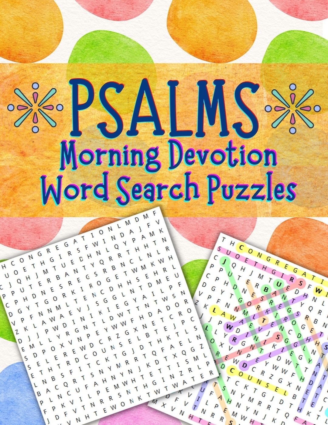 10 Psalms Word Search Puzzle Activity Devotional Word Find Puzzles Psalms Activities King James Bible KJV Evening Scripture Devotion Etsy