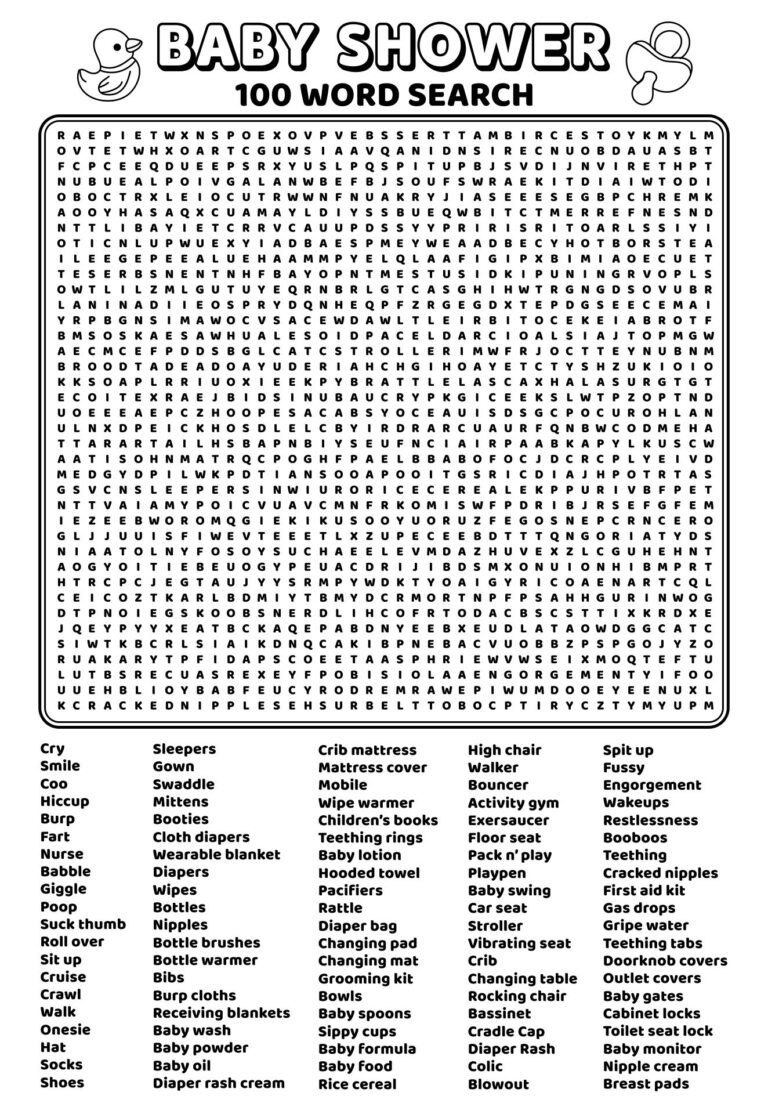 100 Word Word Searches 20 Free PDF Printables Printablee Worksheets Library