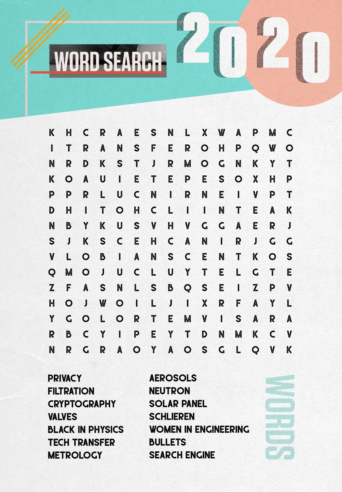 2020 Word Search NIST