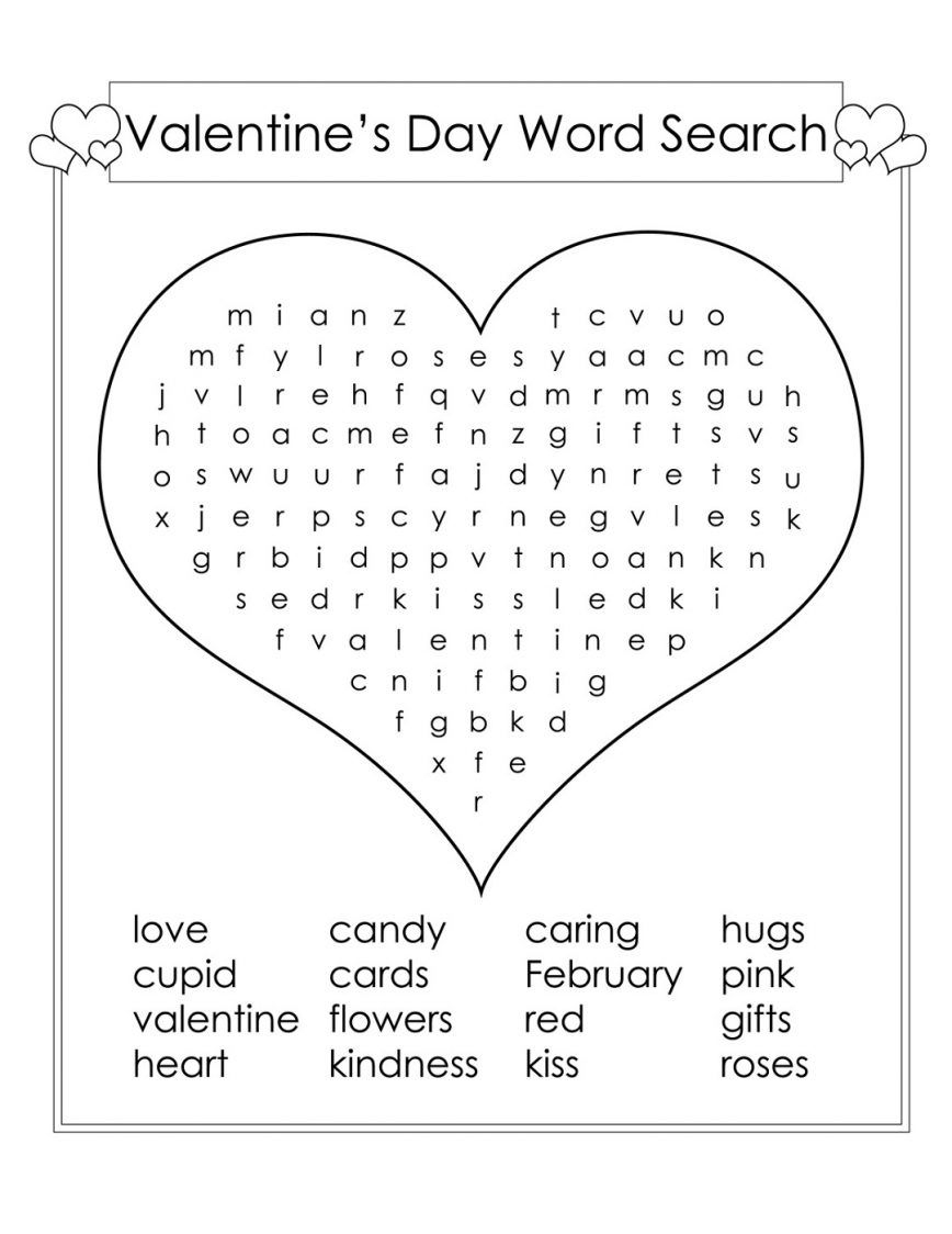 Free Printable Second Grade Word Search