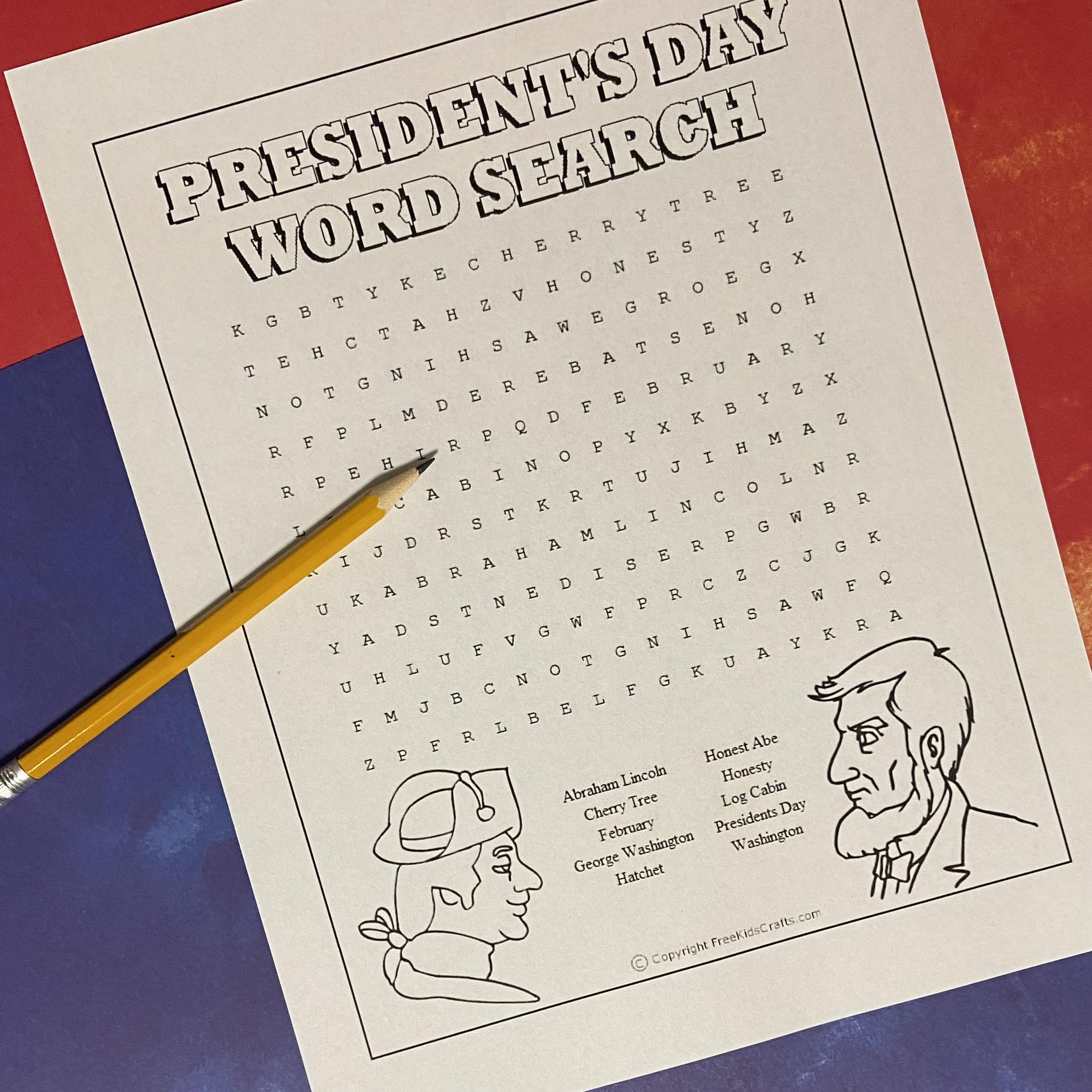 3 Printable President s Day Word Puzzles