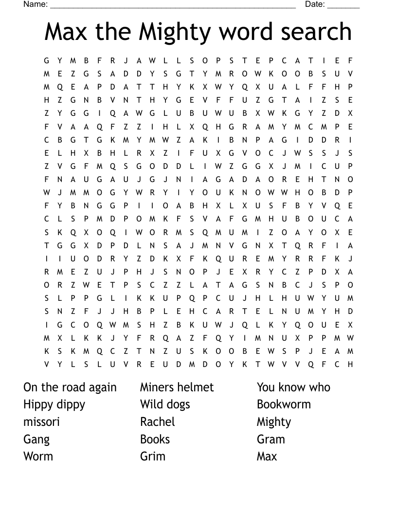 50 Words For Maths Word Search WordMint