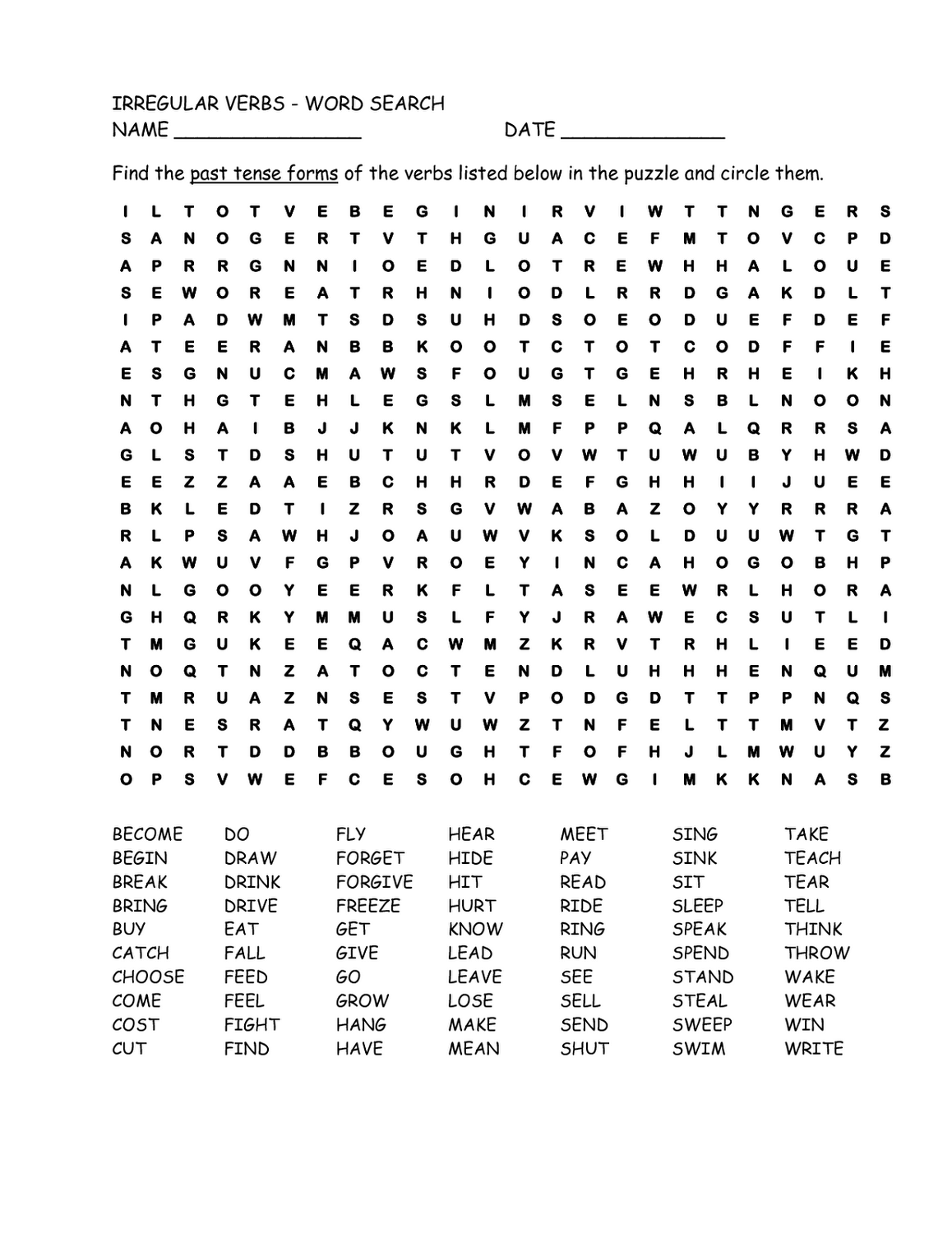 6th Grade Free Word Search Worksheets K5 Worksheets Worksheets 
