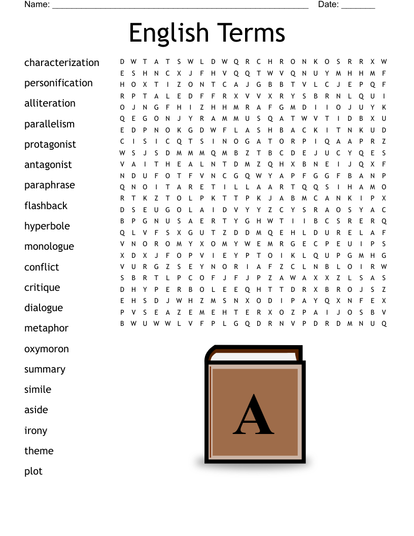 Academic Vocabulary Word Search WordMint