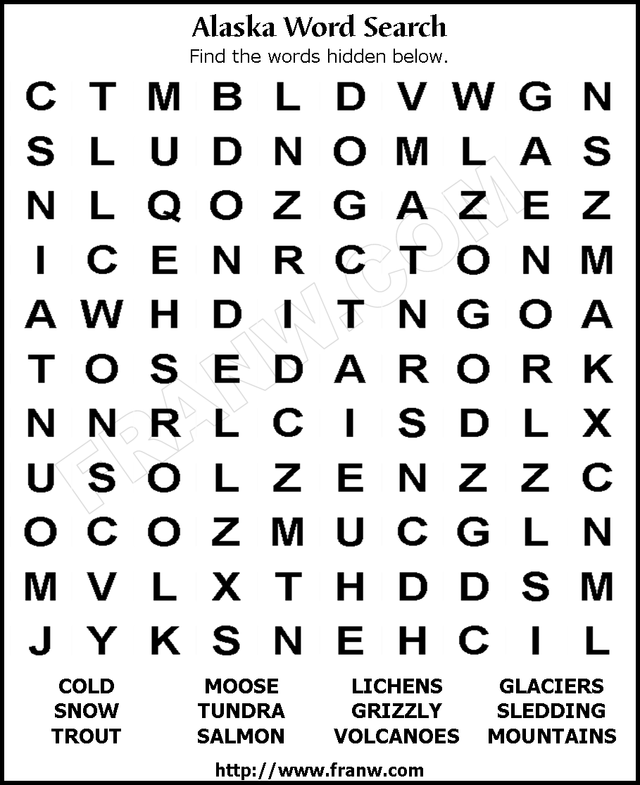 Alaska Fun Page FranW