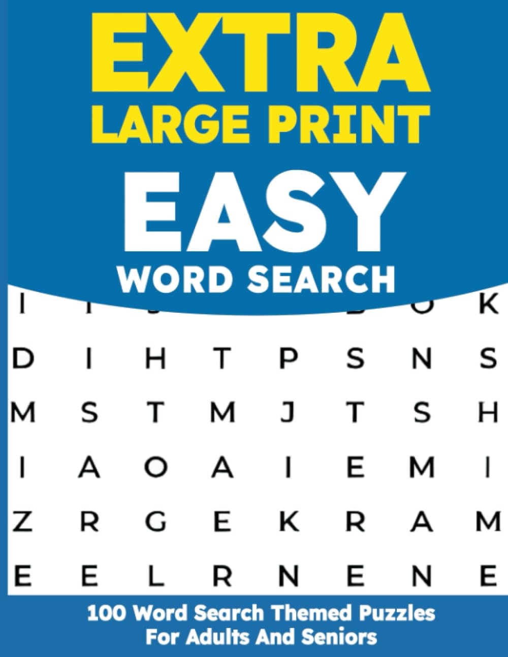 Amazon Extra Large Print Easy Word Search Jumbo Wordfind Puzzle Book For Seniors And Adults Relaxing And Anti Eye Strain Big Font 