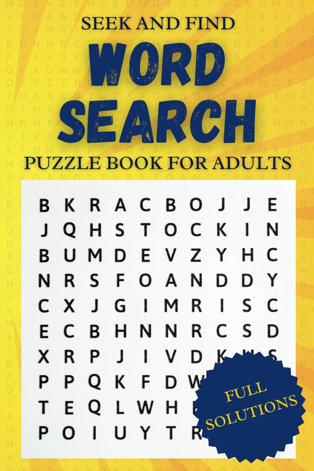 Amazon Seek And Find Word Search Puzzle Book For Adults Over 1800 Words Travel Friendly Size 9798880030248 Designs R B Books