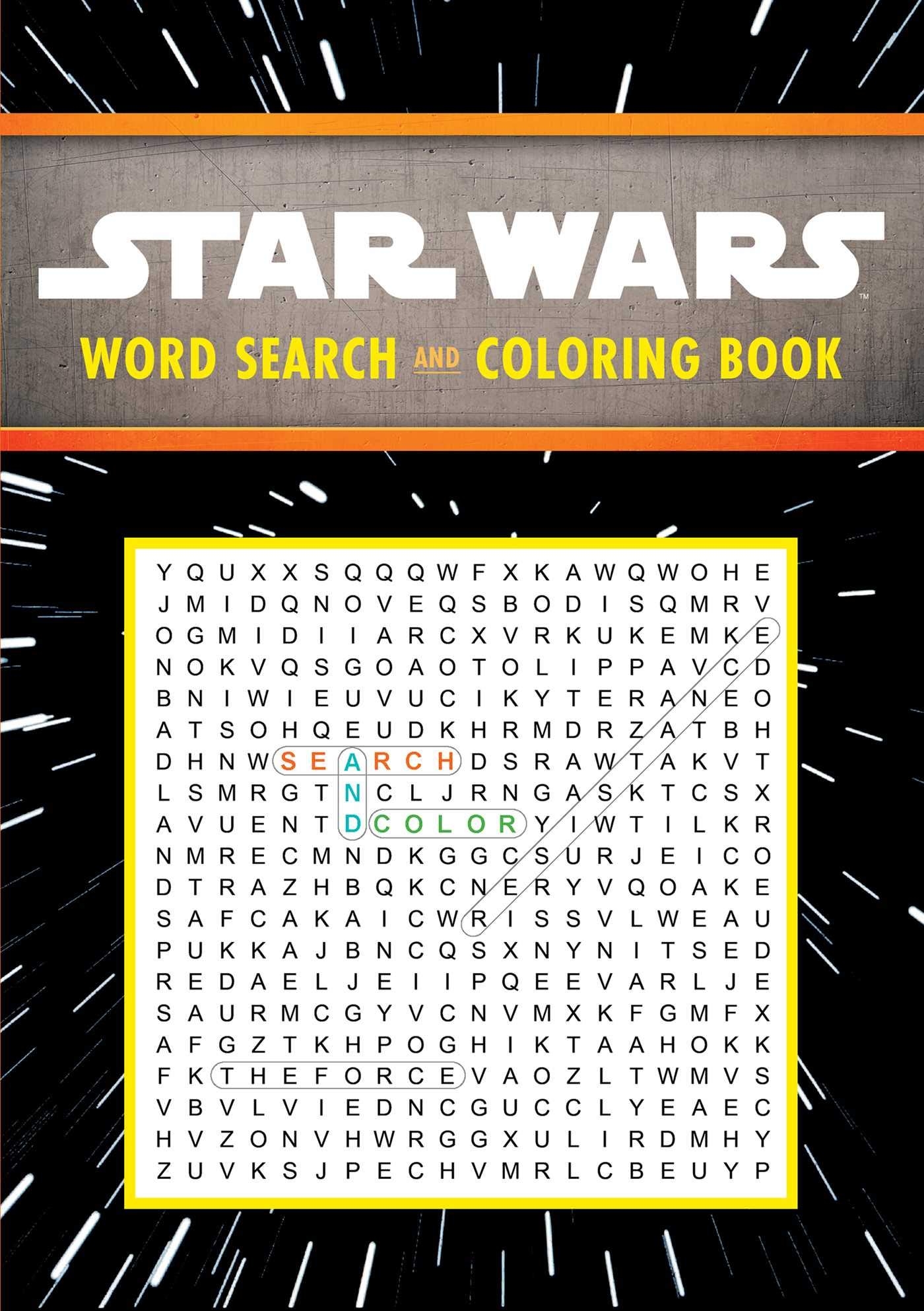 Amazon Star Wars Word Search And Coloring Book Coloring Book U0026 Word Search 9781645174073 Editors Of Thunder Bay Press Books