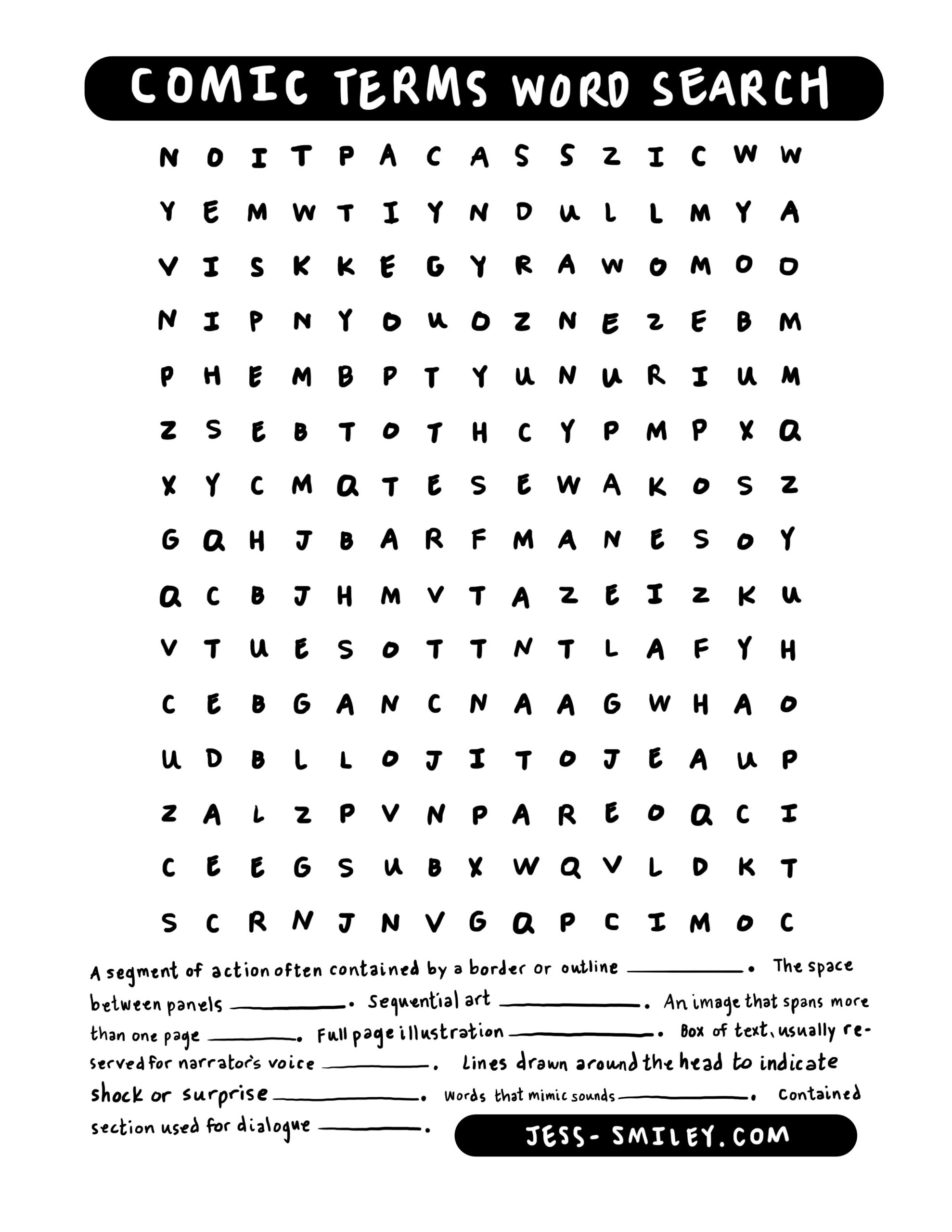 ANATOMY OF A COMIC PAGE ANATOMY OF A COMIC PAGE