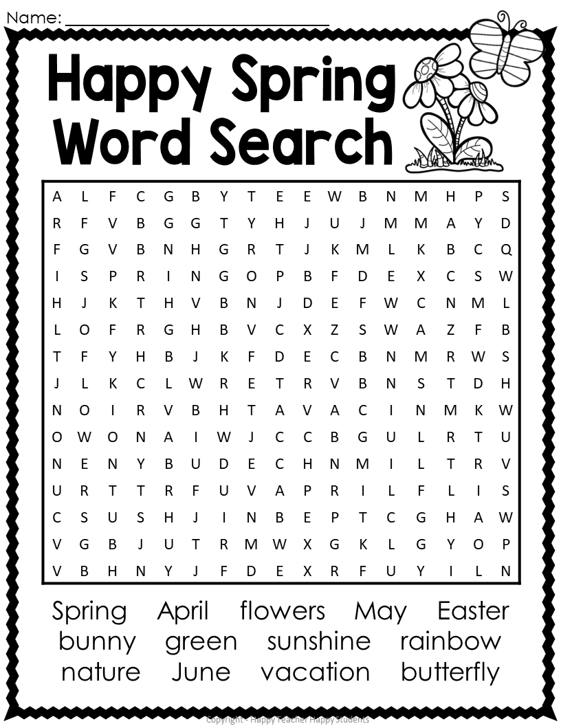 April Fools Word Search And Tricky Test Two No Prep April Fools Day Activities