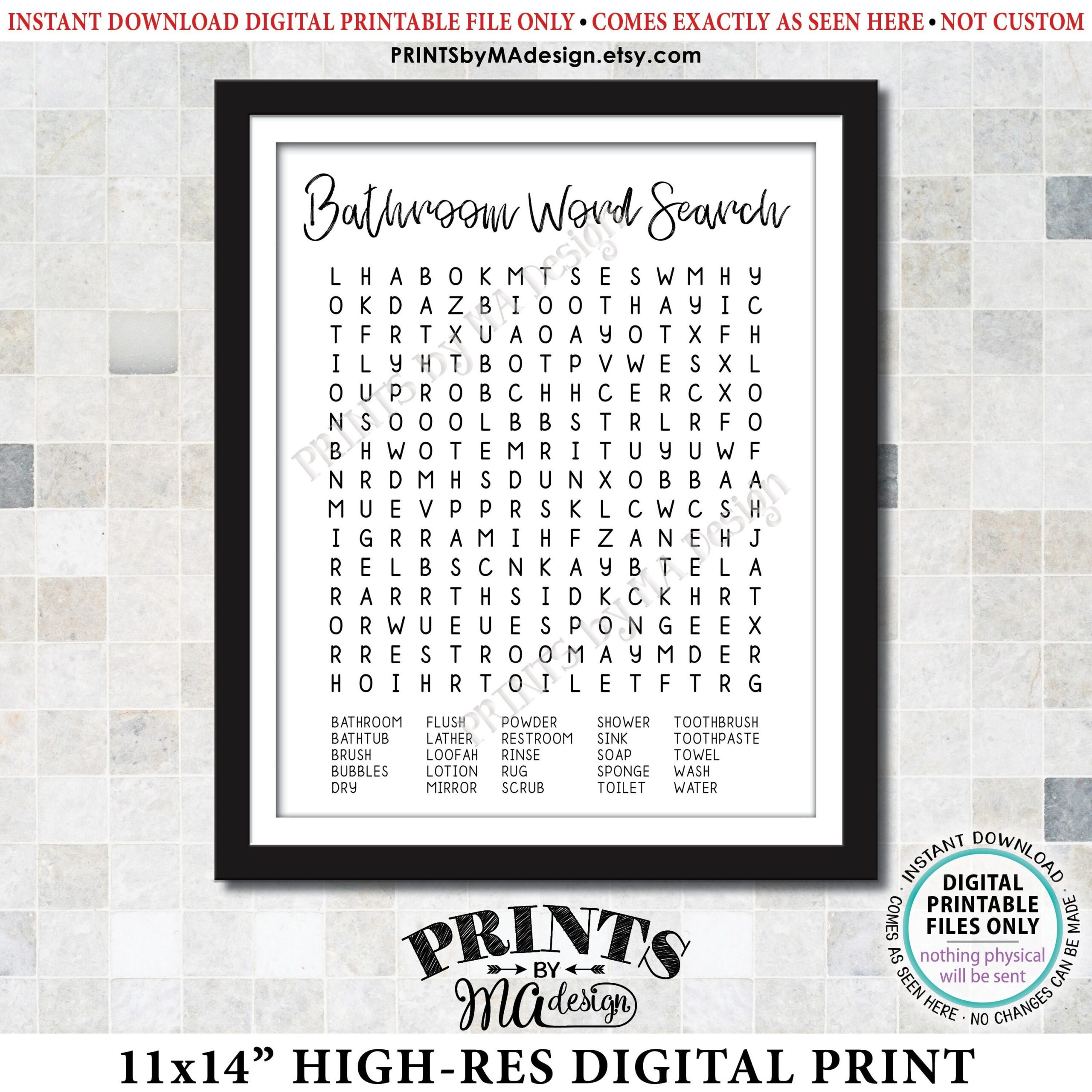 Printable Housewarming Word Search