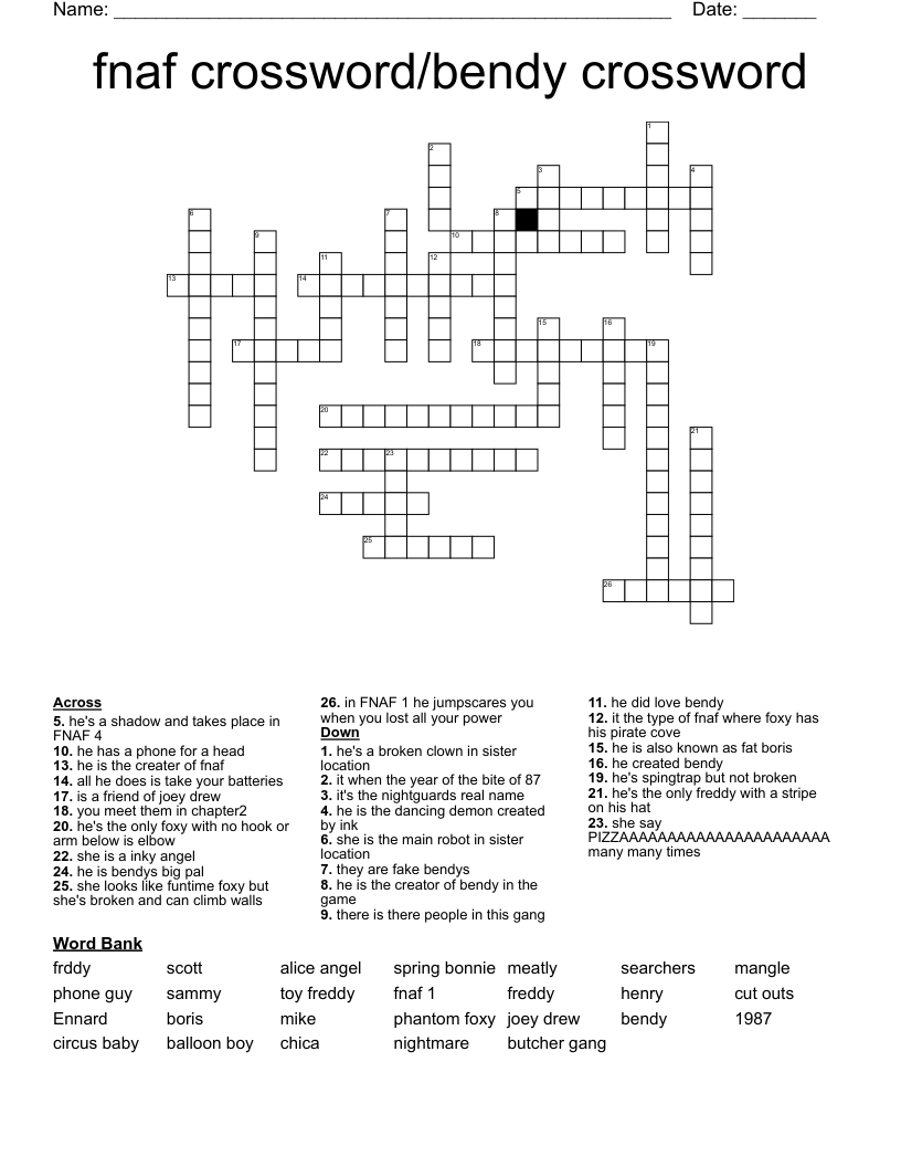 Bendy Word Search WordMint
