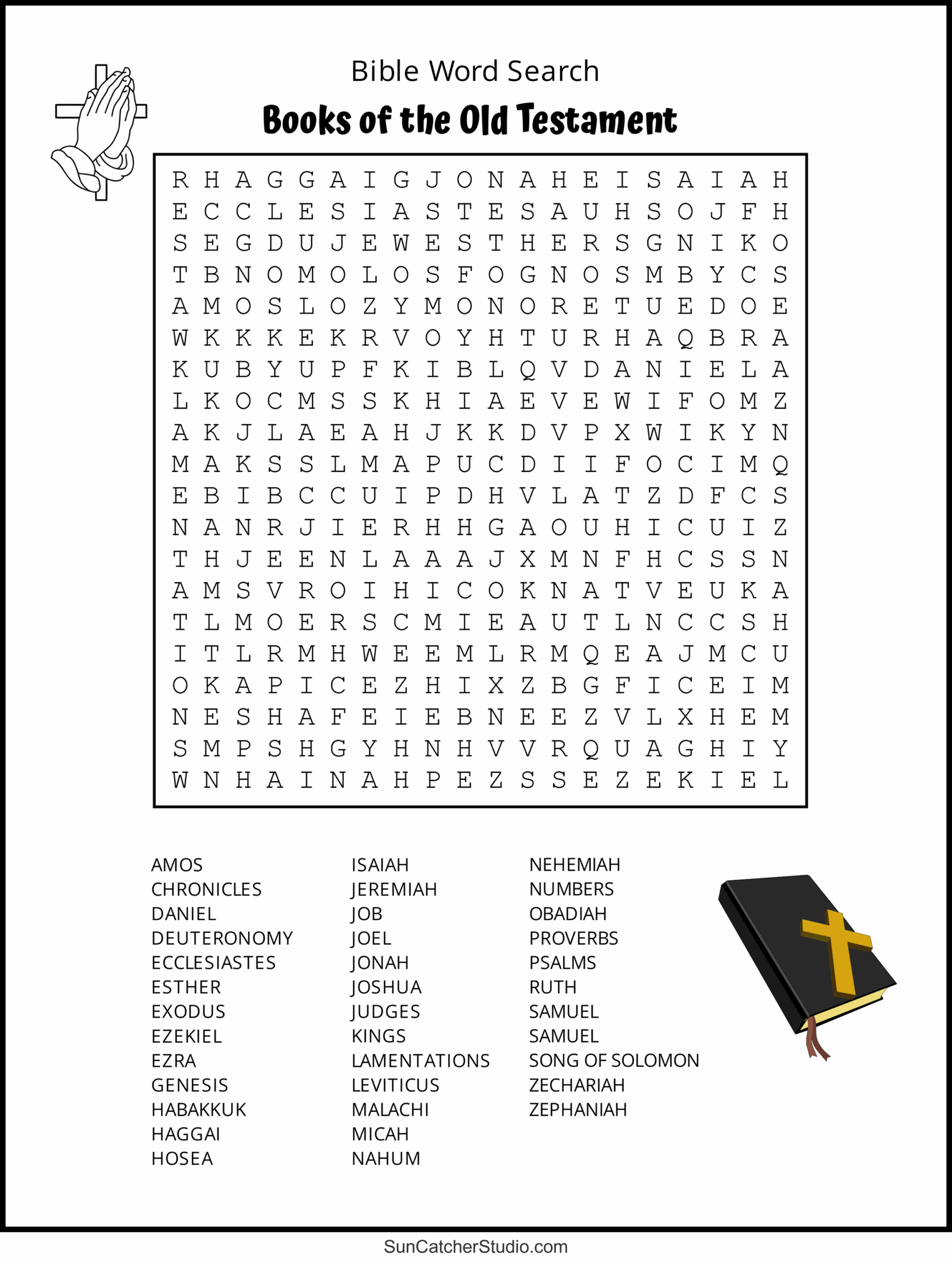 Bible Word Search Free Printable Christian Puzzles Free
