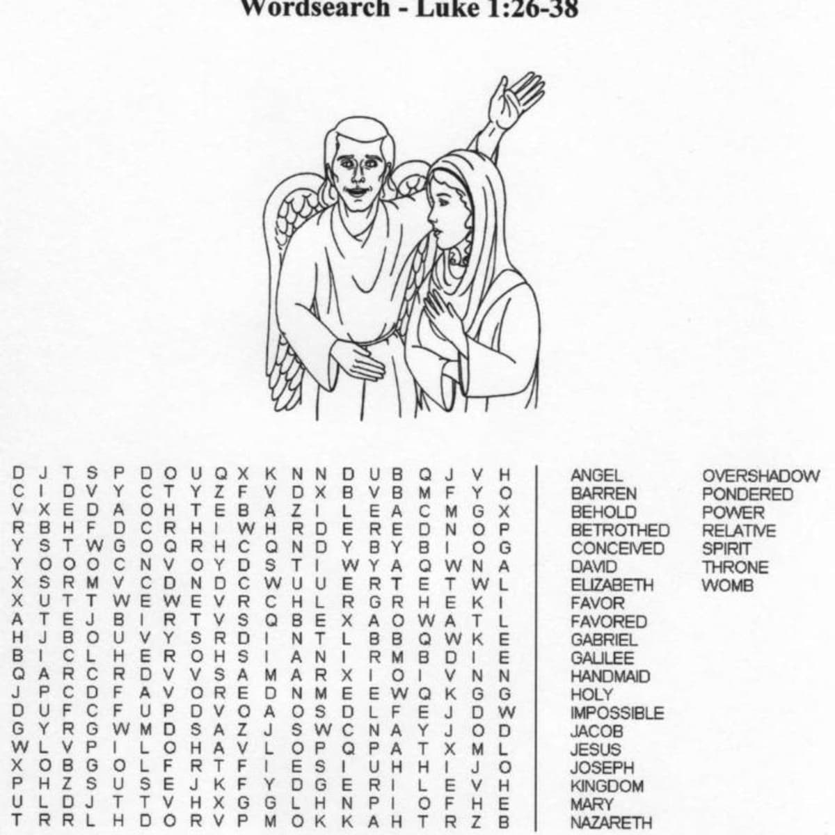 Bible Word Search Printables HubPages