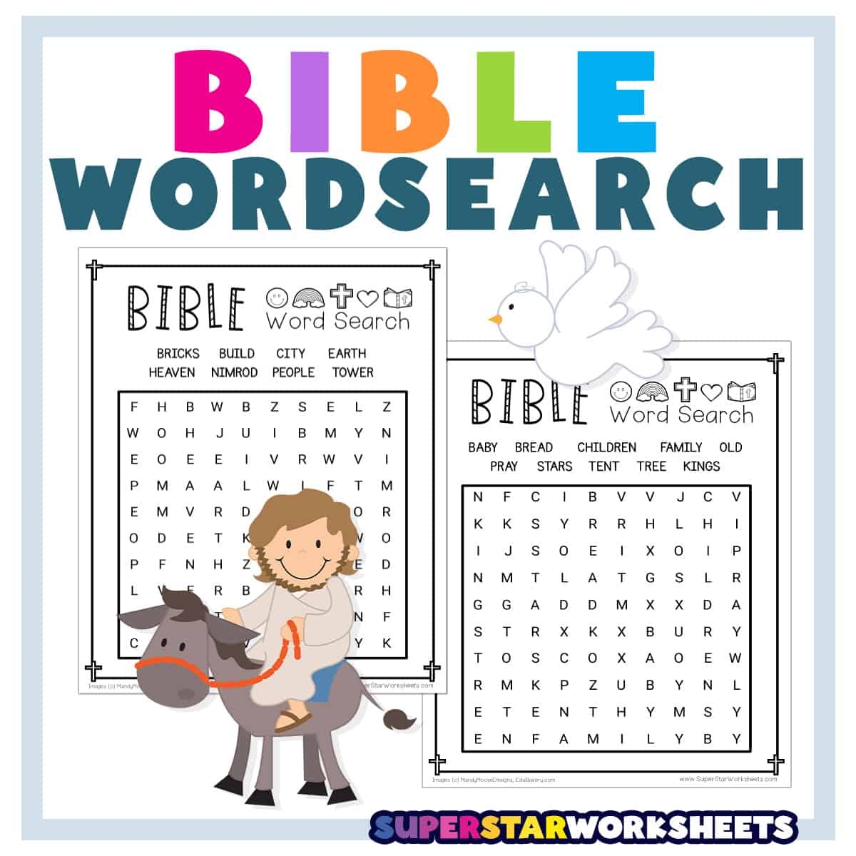 Jesus Word Search Printable