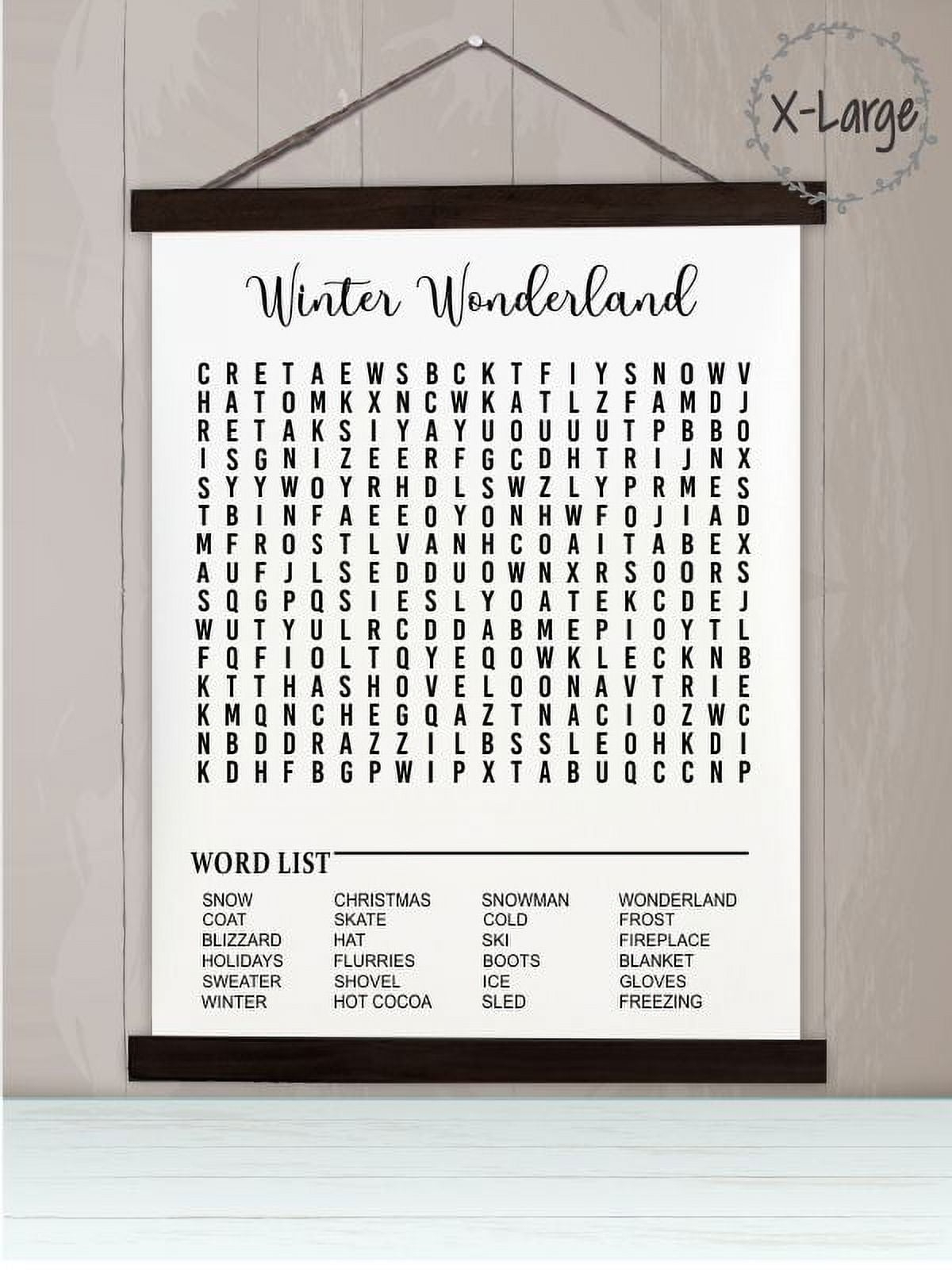 Winter Wonderland Word Search Printable