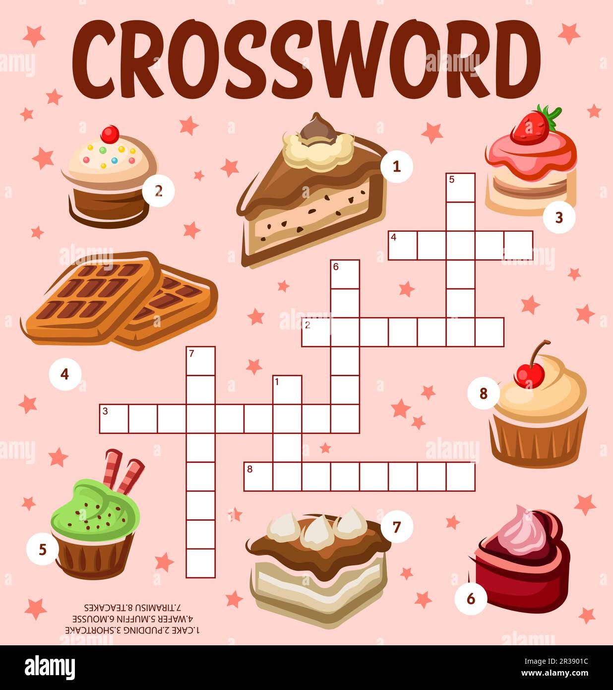 Cakes Cupcakes And Desserts Crossword Puzzle Worksheet Find A Word Quiz Game Grid Children Crossword Puzzle Wordsearch Vector Game Or Riddle With Cake Waffles Muffin And Berry Cheesecake Stock Vector Image U0026 Cakes Cupcakes And Desserts Crossword Puzzle Worksheet Find A Word Quiz Game Grid Children Crossword Puzzle Wordsearch Vector Game Or Riddle With Cake Waffles Muffin And Berry Cheesecake Stock Vector Image U0026