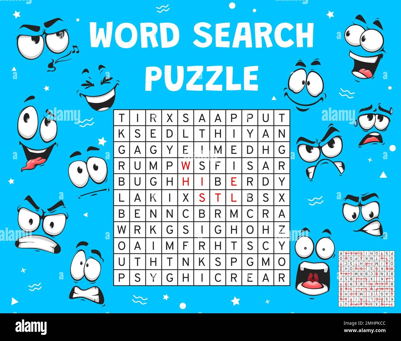 Emoji Word Search Printables