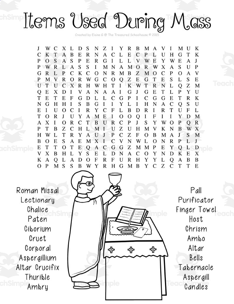 Catholic Word Searches