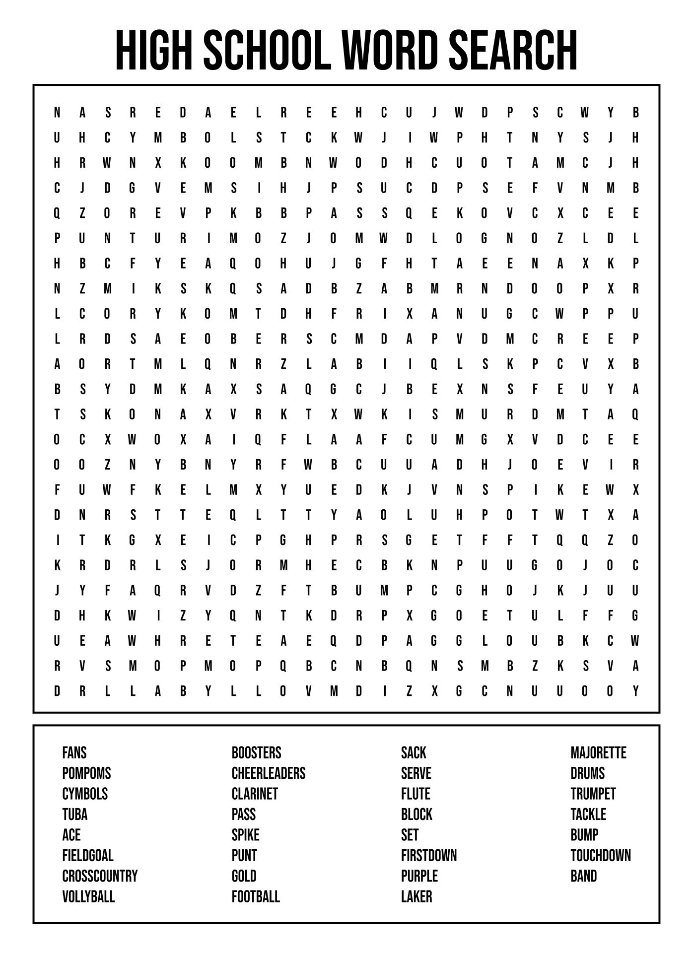 Challenging Back To School Word Search For Kids Worksheets Library