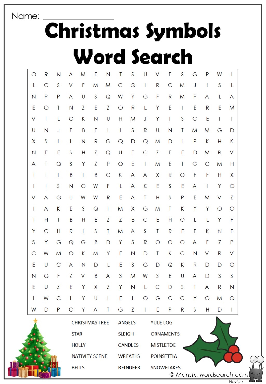 Holiday Word Search Pdf Printable