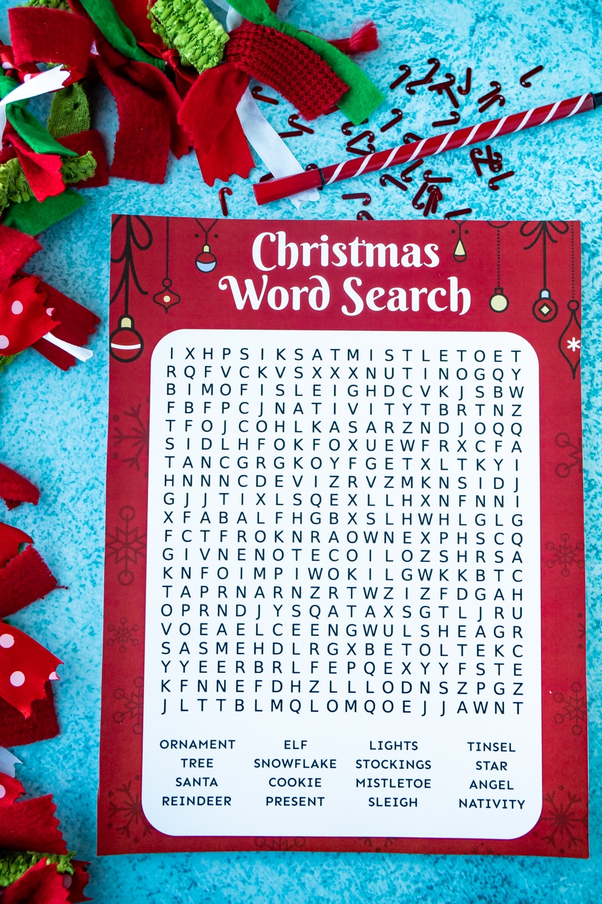 Christmas Word Search Free Printable Play Party Plan