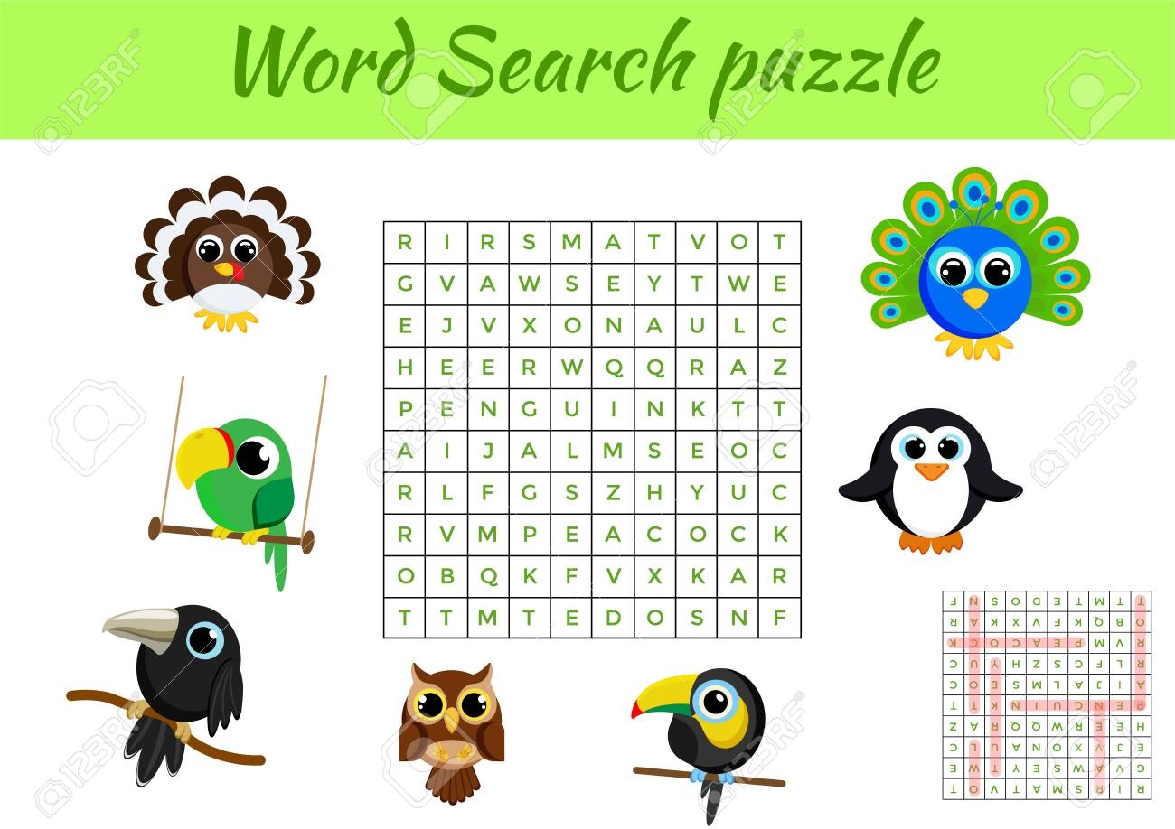 Kids Blank Word Search Printable