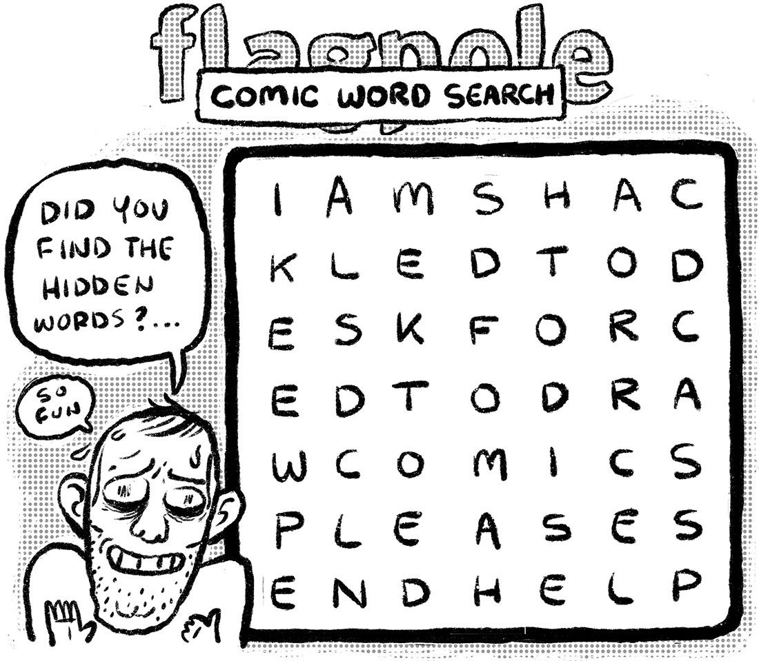 Comic Word Search Flagpole Comic Word Search Flagpole