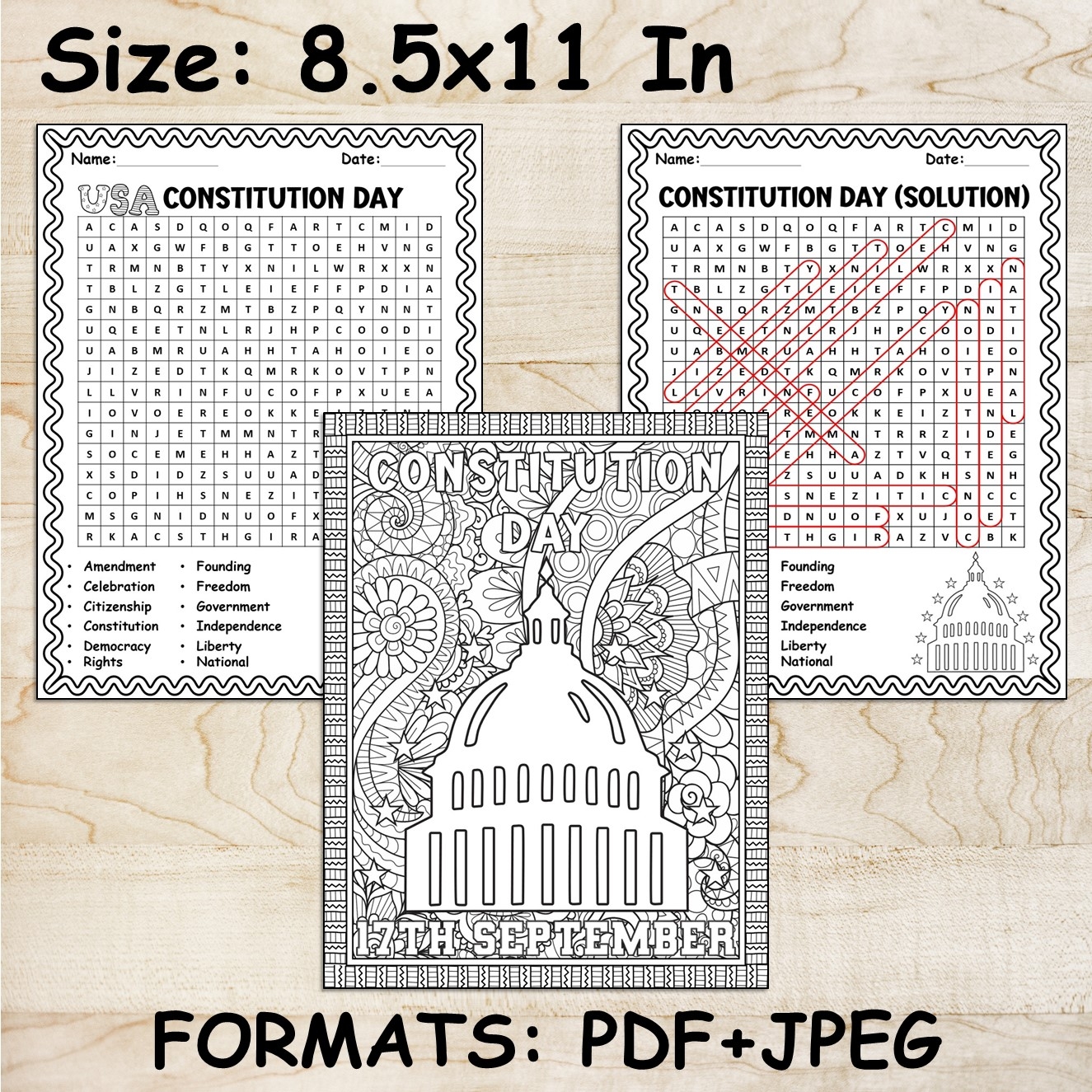 Constitution Day Activities 4th Grade Word Search Coloring Page Worksheets Made By Teachers Constitution Day Activities 4th Grade Word Search Coloring Page Worksheets Made By Teachers