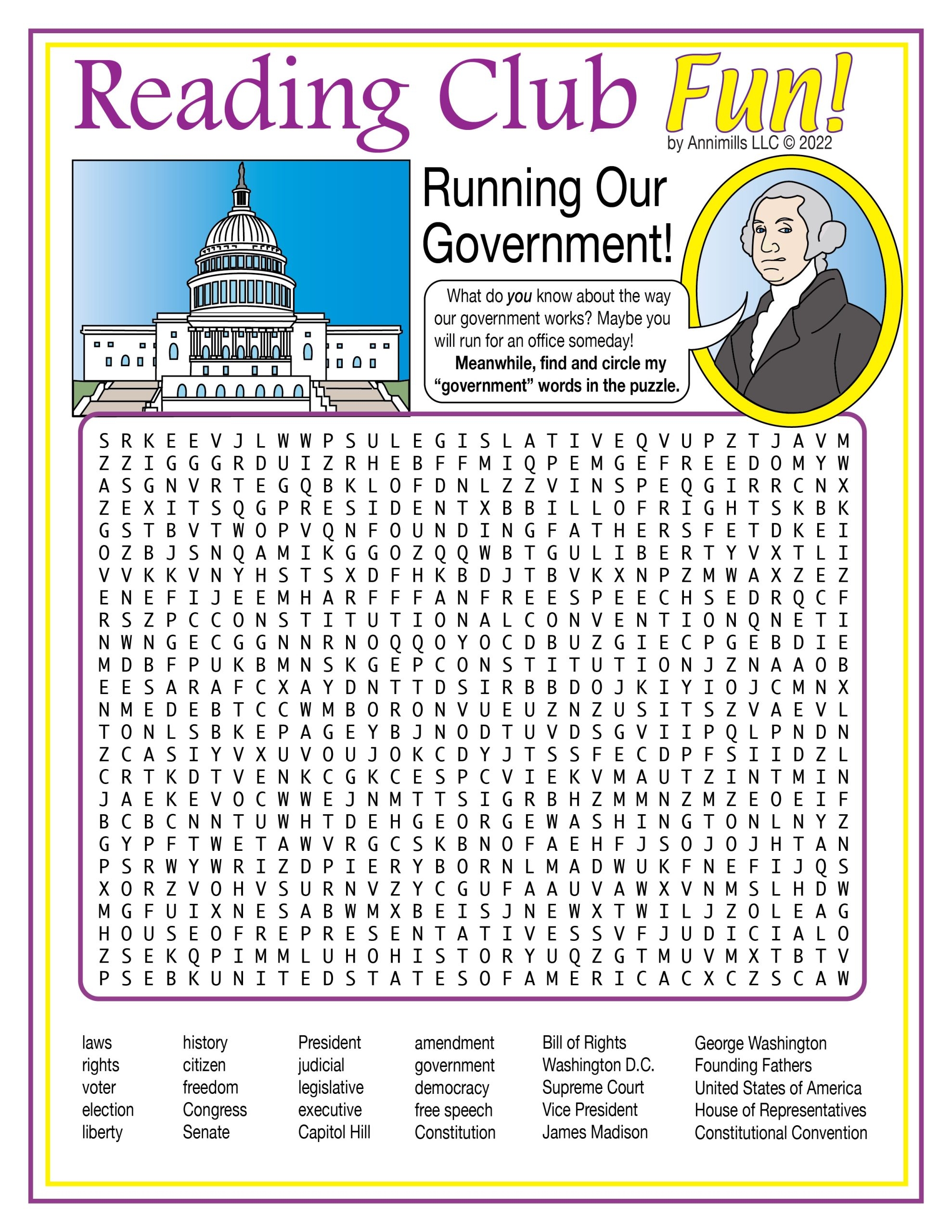 Free Printable Constitution Day Word Search Free Printable Constitution Day Word Search