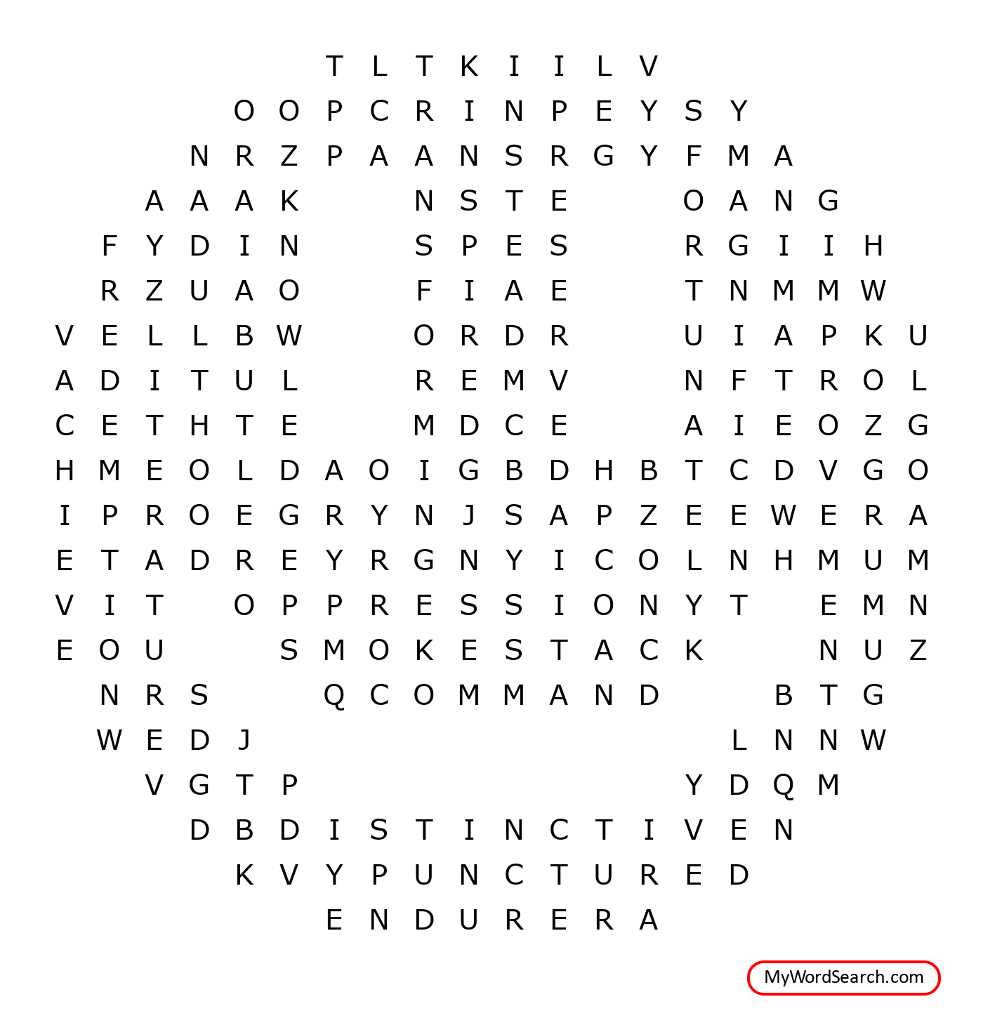 Dog Man Word Search Printable Free
