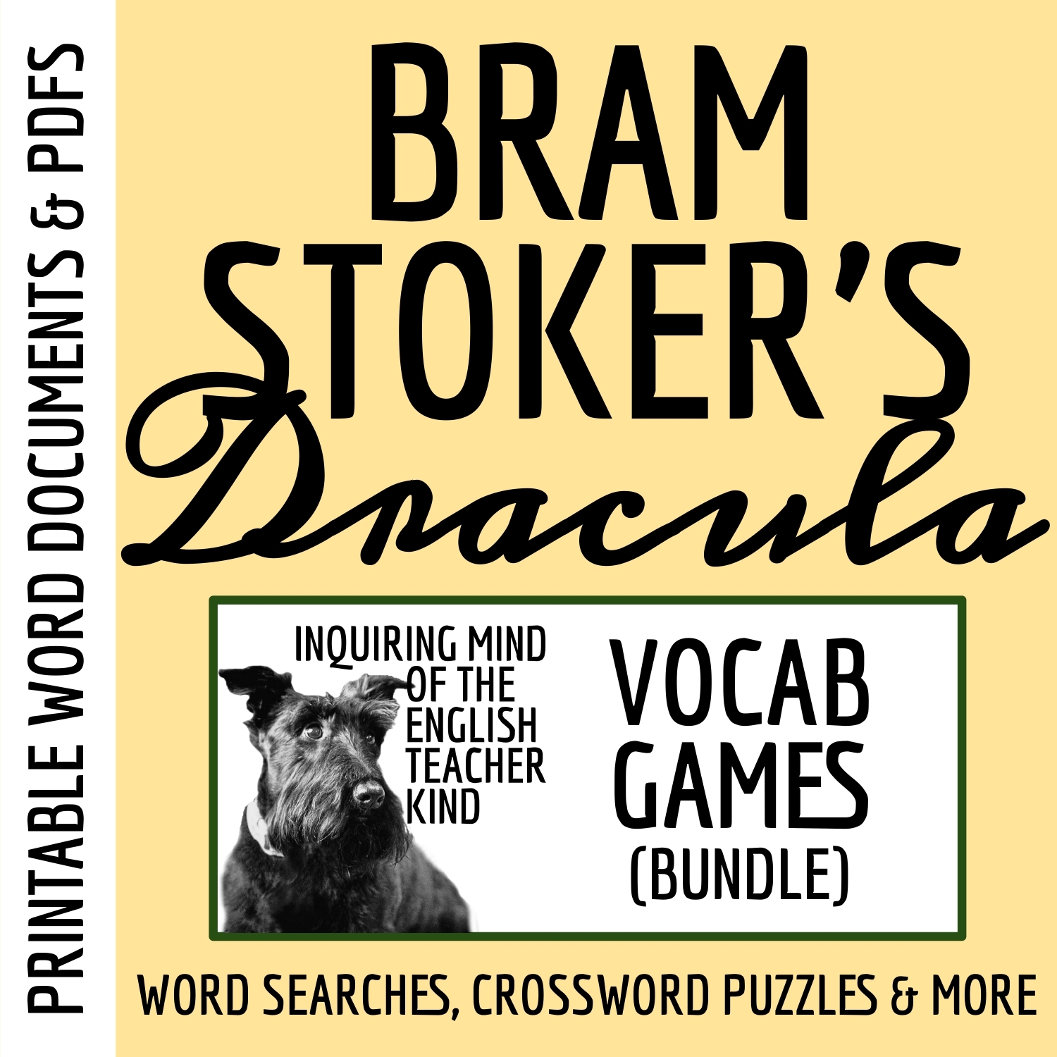 Dracula Word Search Printable Dracula Word Search Printable