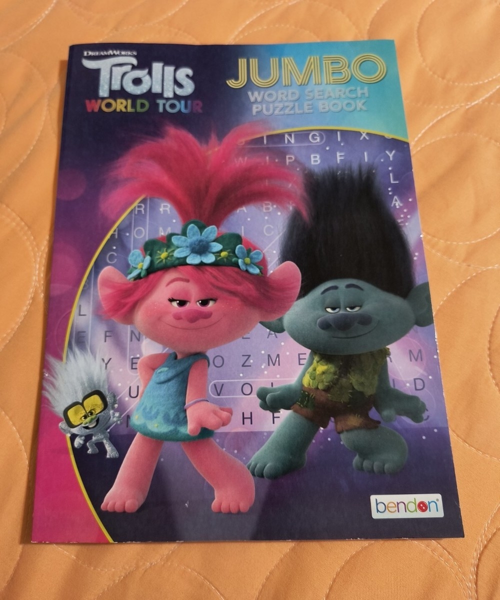 Dreamworks Trolls World Tour JUMBO Word Search Puzzle Book 