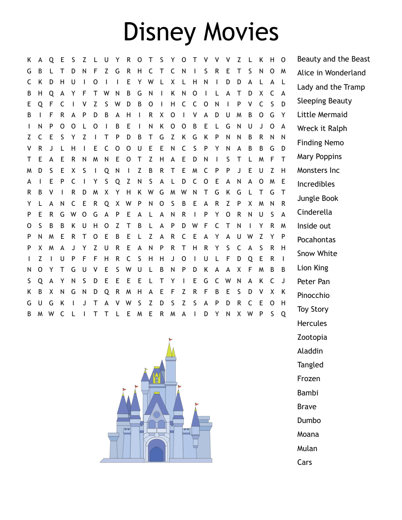 Dumbo Word Search WordMint Dumbo Word Search WordMint