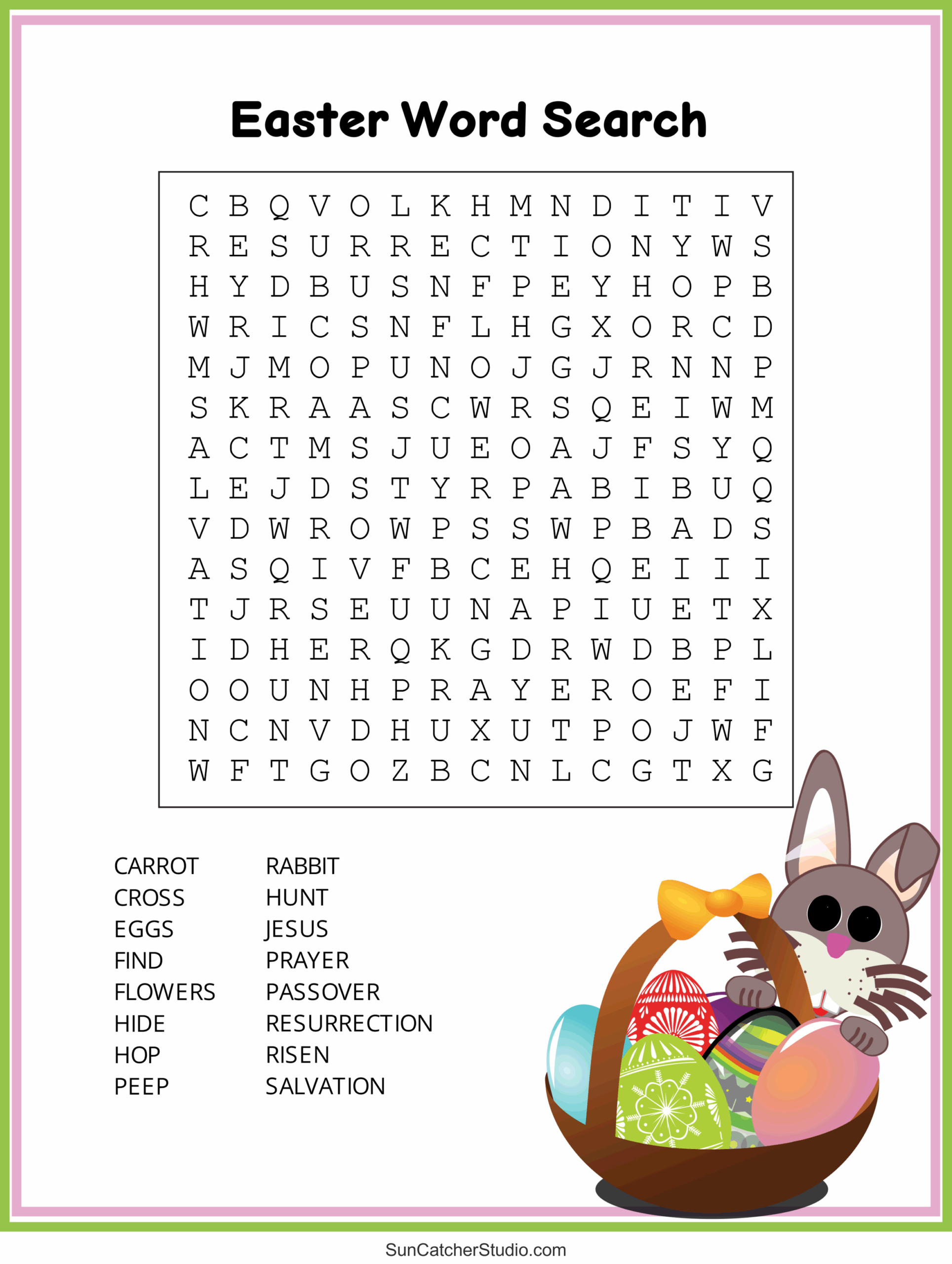 Easter Word Search Free Printable PDF Puzzles Free Printables Monograms Design Tools Patterns U0026 DIY Projects Easter Word Search Free Printable PDF Puzzles Free Printables Monograms Design Tools Patterns U0026 DIY Projects