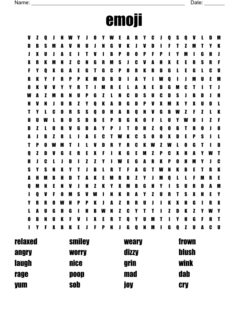 Emoji Word Search WordMint