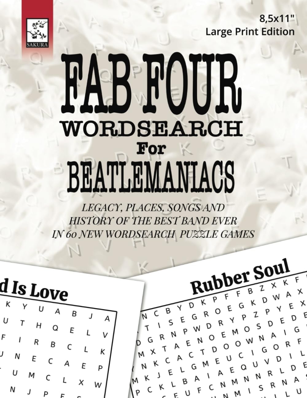Beatles Word Search Printable