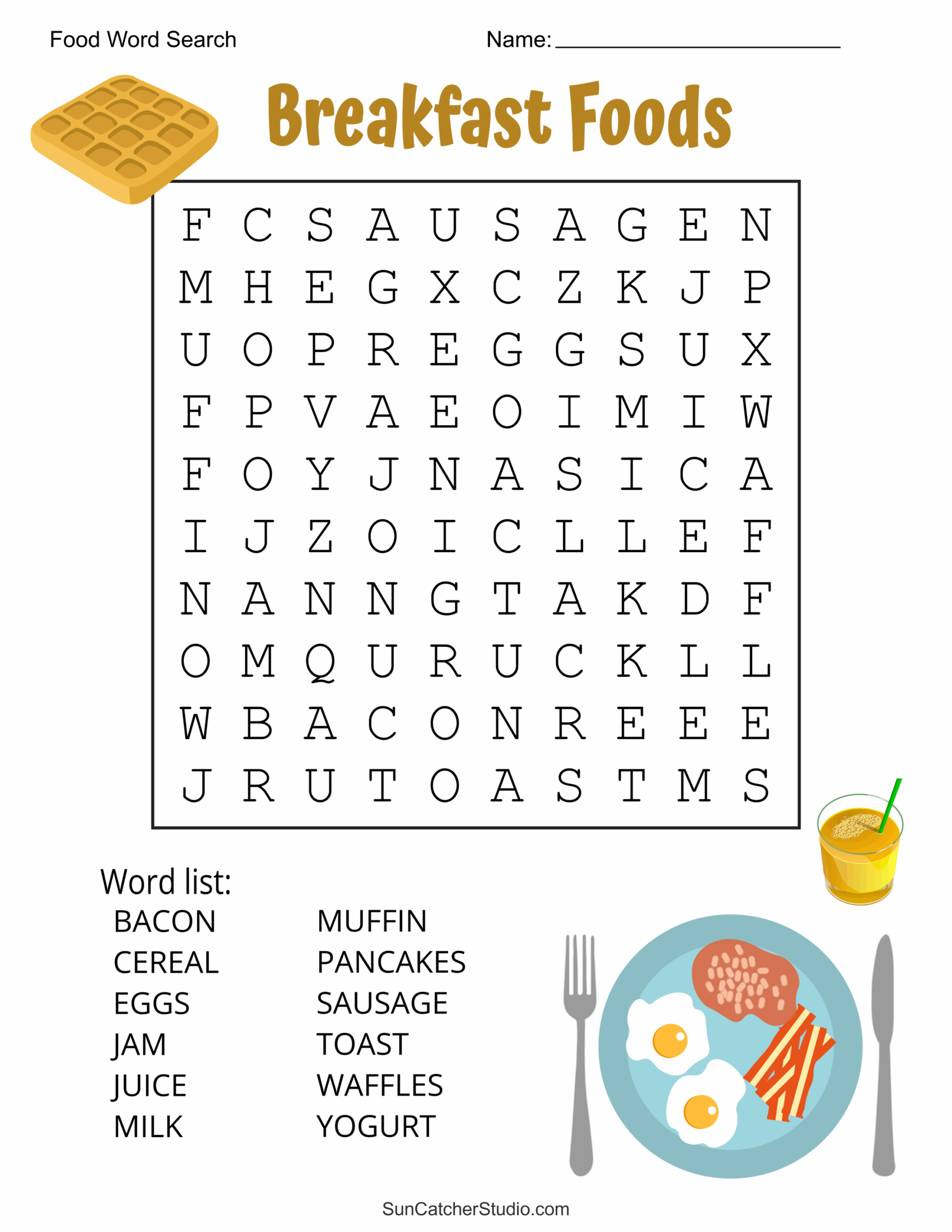 Printable Word Search Games For Seniors
