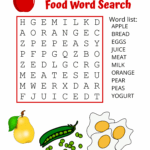 Food Word Search Free Printable Puzzles Free Printables Monograms Design Tools Patterns U0026 DIY Projects