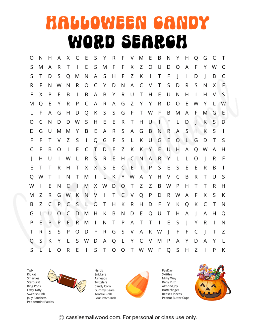 FREE Printable Halloween Word Searches Cassie Smallwood