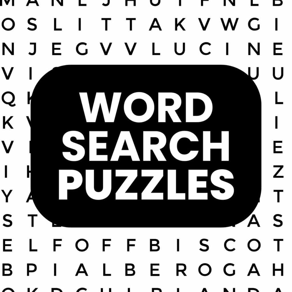 Free Printable Word Searches PDF Downloads Free Printable Word Searches PDF Downloads