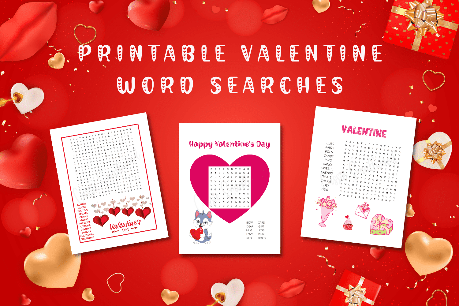 Fun Valentine s Day Word Search Puzzles Cassie Smallwood
