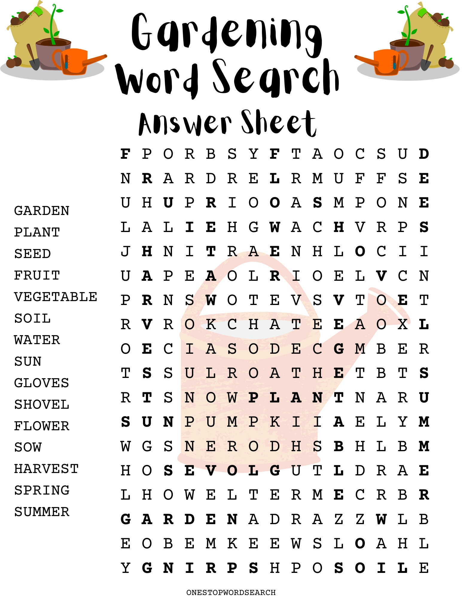 Gardening Word Search Puzzle With Answer Sheet Seasonal Games Seasonal Puzzles Family Activities Children s Puzzles Gardening Word Search Puzzle With Answer Sheet Seasonal Games Seasonal Puzzles Family Activities Children s Puzzles