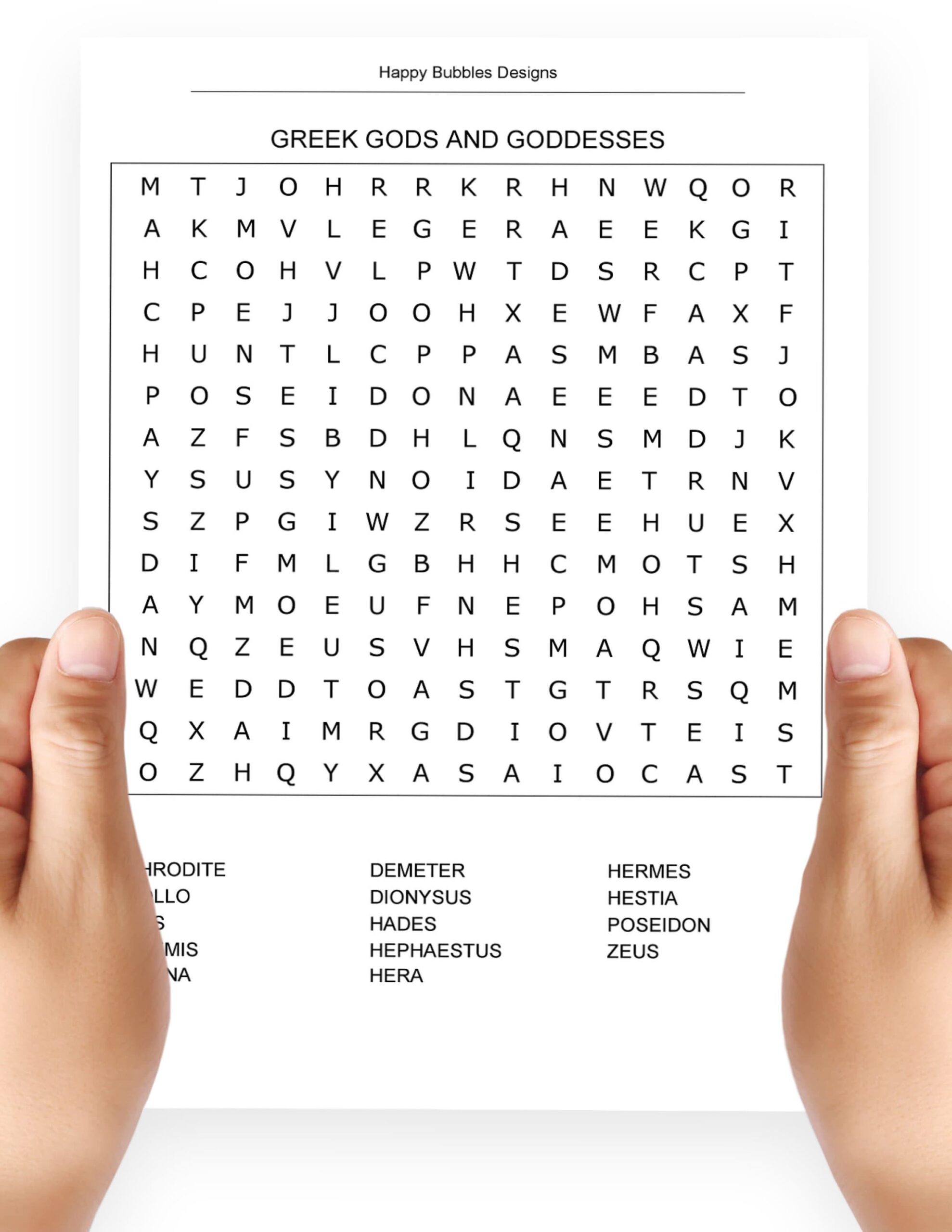 Greece Word Search Printable Greece Word Search Printable