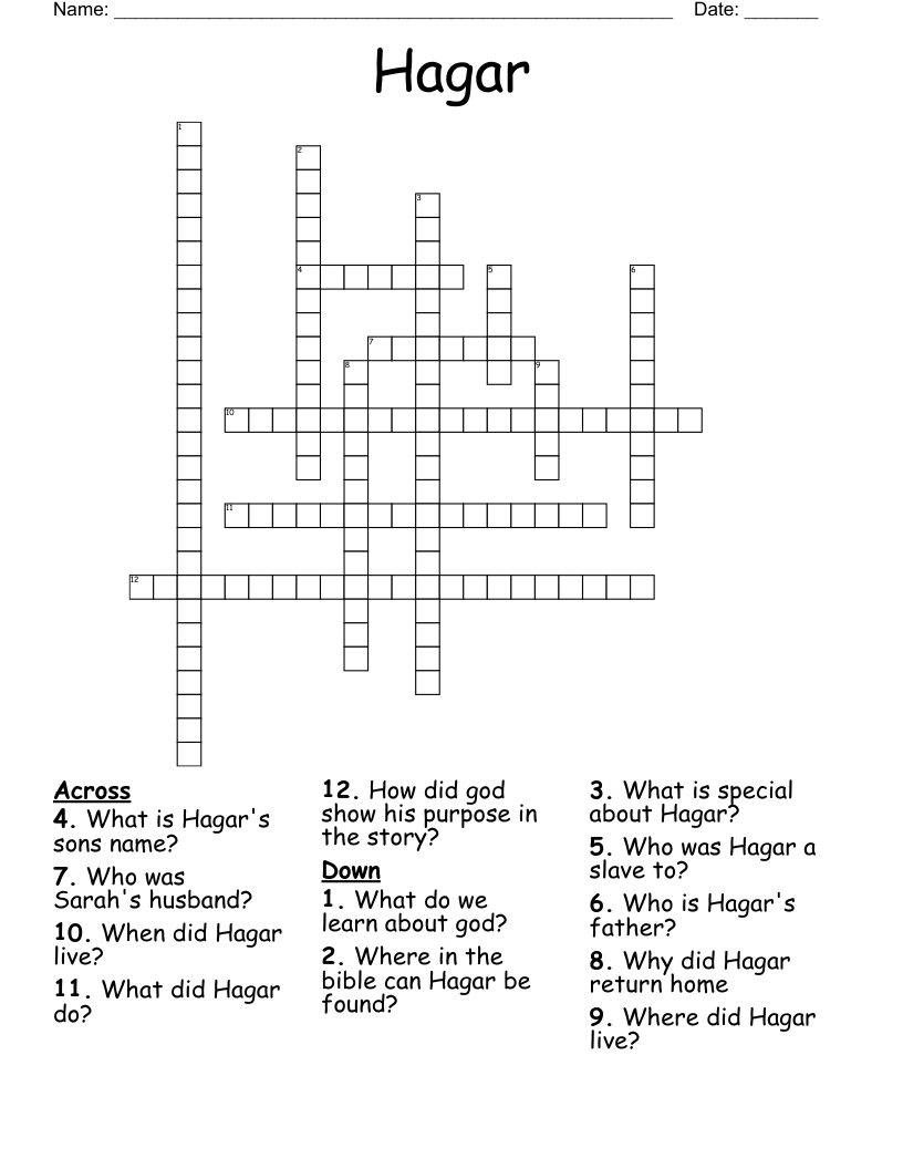 Hagar Crossword WordMint