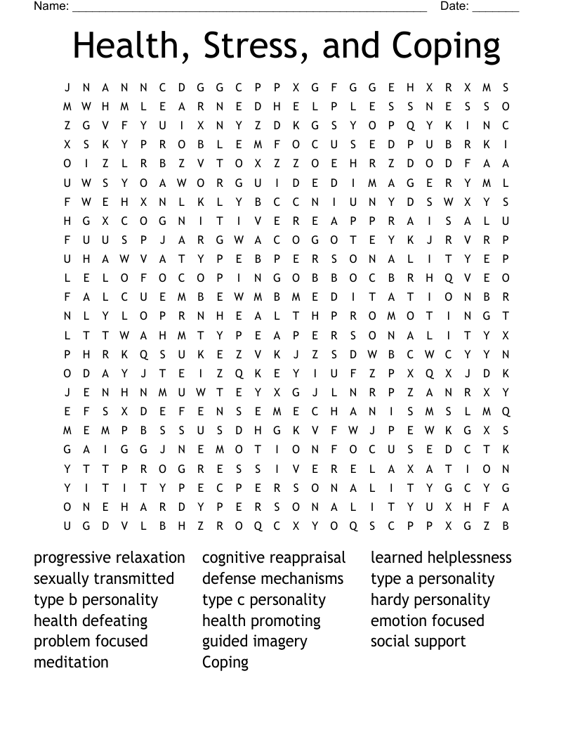 Free Printable Word Search Problems