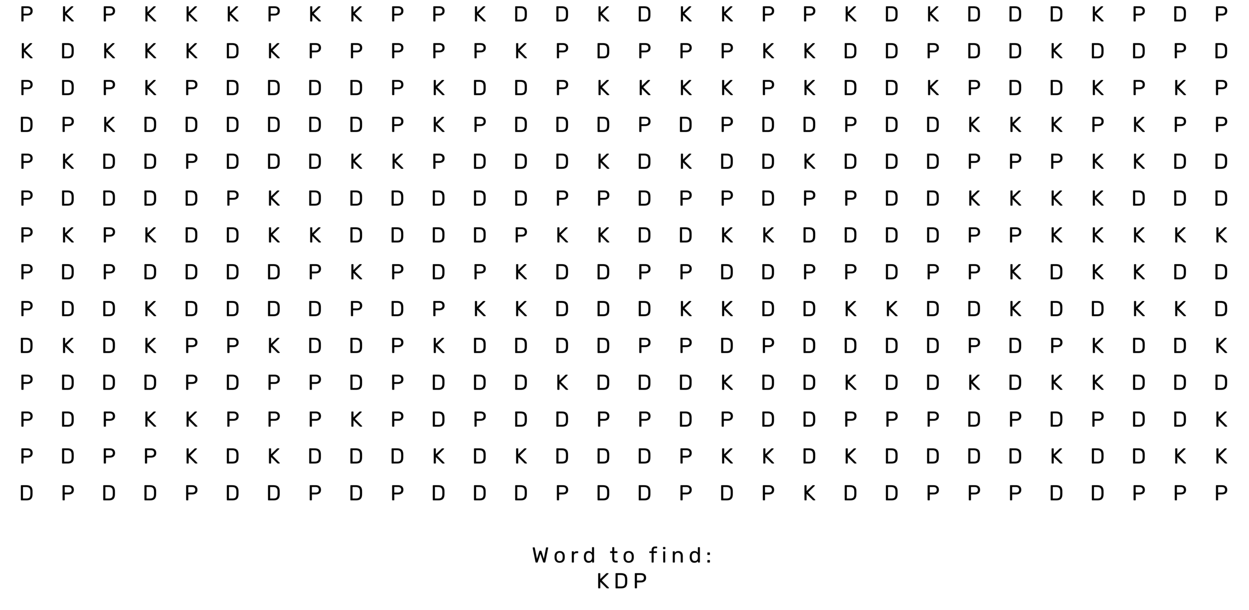HOME Single Word Word Search