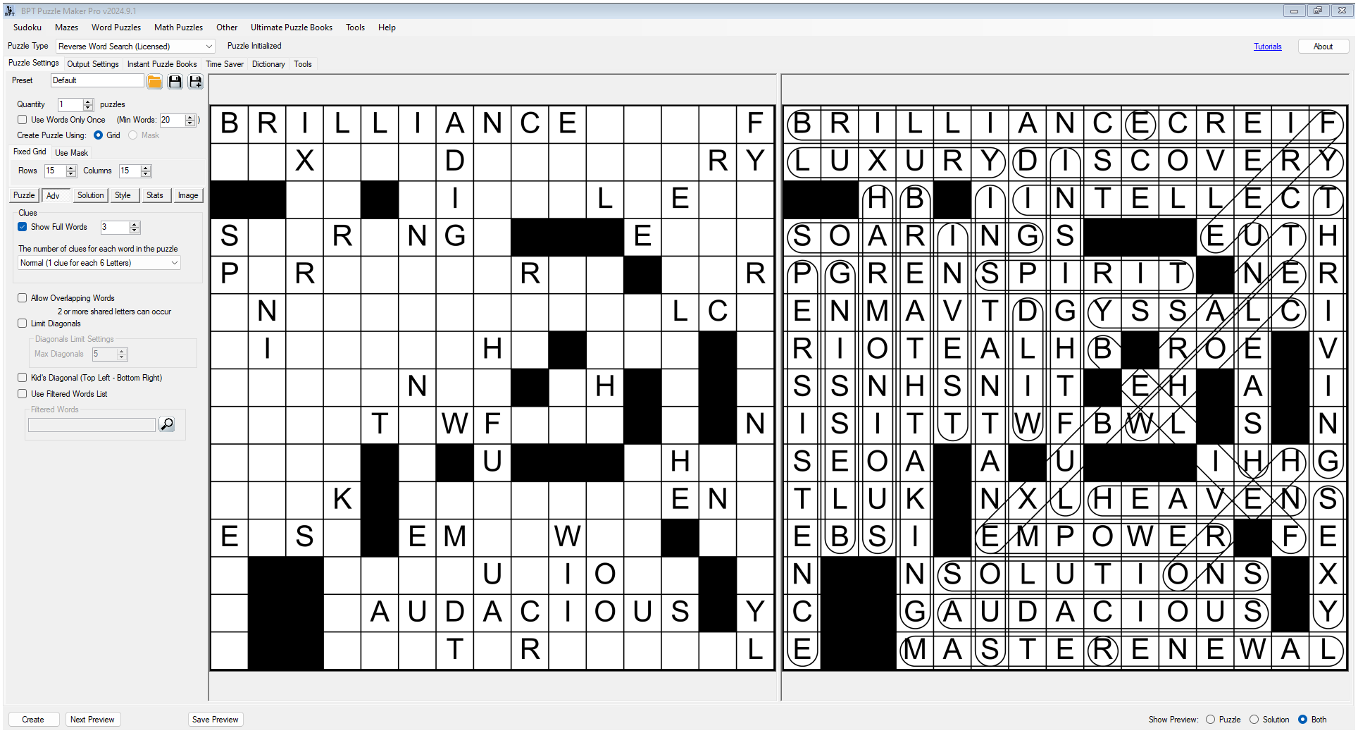 How To Create Reverse Word Search Puzzles BookPublisherTools FAQ