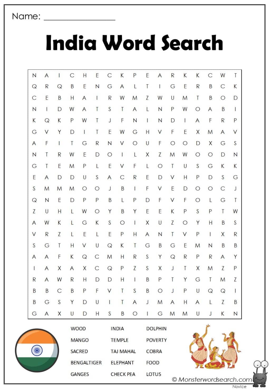 Word Search Geography Printable
