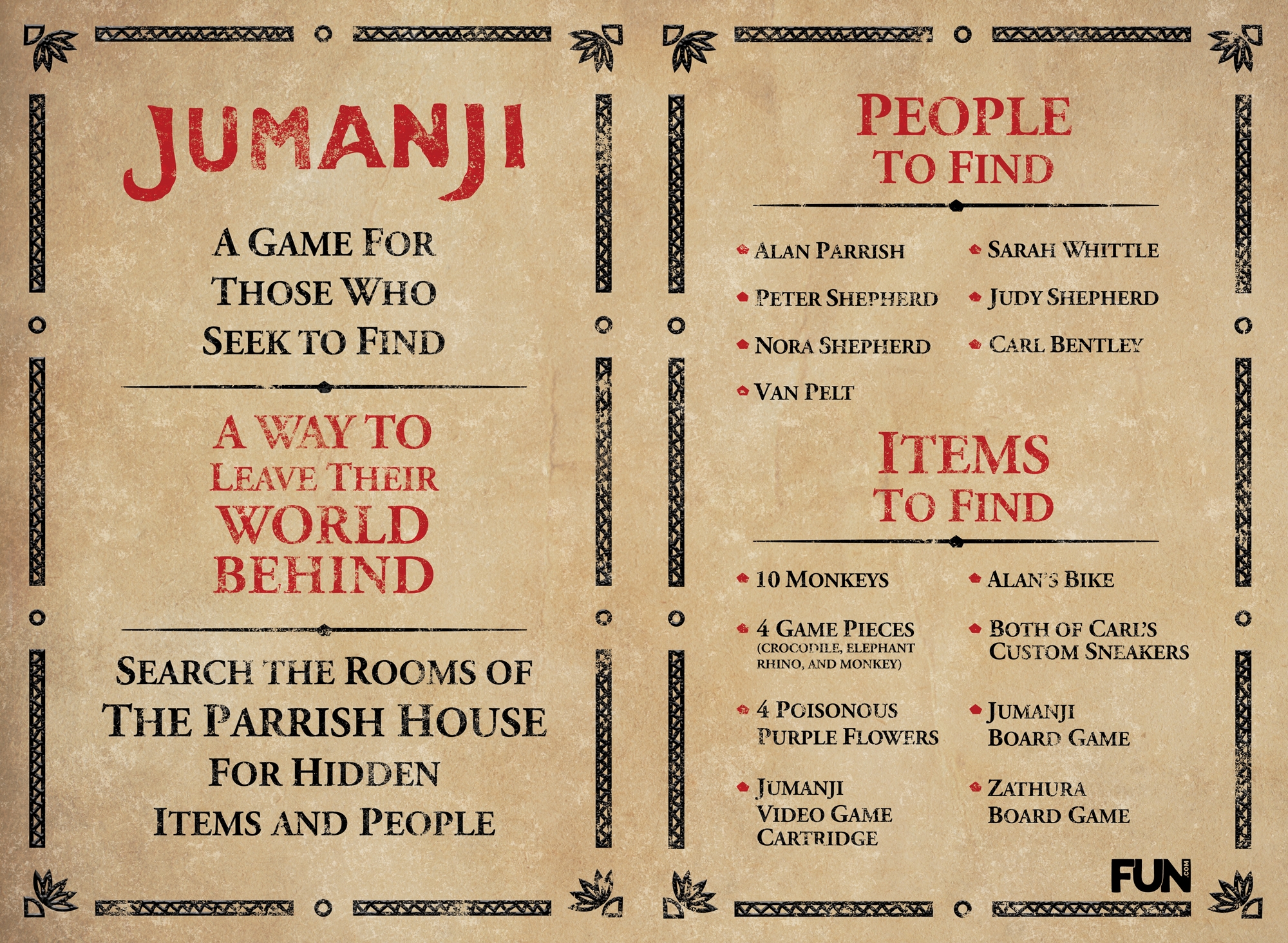 Jumanji A Game For Those Who Seek To Find Hidden Object FUN Blog